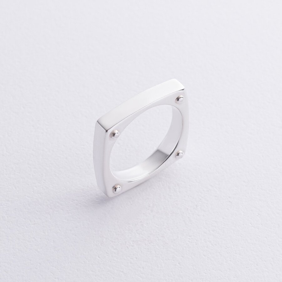 Серебряное кольцо "Giselle" 112813
