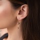 Золоті сережки "Натхнення" с07982 