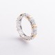 Серебряное кольцо "Rosie" с фианитами 112857