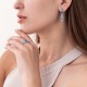 Срібна каблучка з кварцом і фіанітами 1370/1р-QLBQS