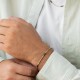 Браслет у жовтому золоті з фіанітами б05889