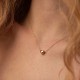Золоте кольє з сердечком кол01339