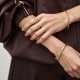 Кольцо "Marie" в желтом золоте (фианиты) к08272