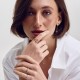 Сережки - каффа в червоному золоті с07478