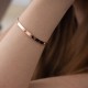Жесткий браслет "Love" из красного золота б05177