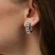 Серьги в белом золоте с09495