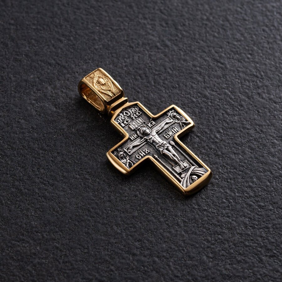 Православний хрест "Розп'яття Христове. Деісус" 132901