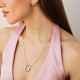 Сережки "Camilla" mini (жовте, біле золото) с09484