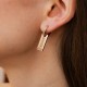 Сережки у червоному золоті (фіаніти) с08490