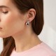 Сережки "Megan" у білому золоті (Small) с09119