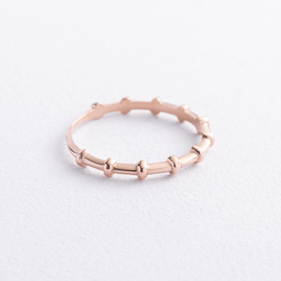 Кольцо "Milly" в красном золоте к08471