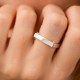 Серебряное кольцо "Giselle" 112813