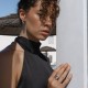 Серьги - кольца "Kristy" в серебре 7288