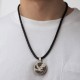 Серебряный кулон "Орел" (оникс) 1250