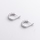 Серебряные серьги с фианитами 2580/1р-CZ