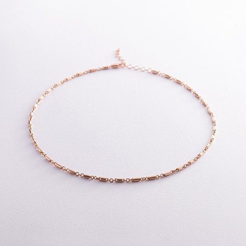 Колье - цепочка в красном золоте кол02222