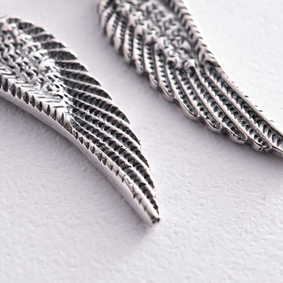Срібні сережки "Крила Ангела" 121790
