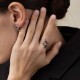 Серебряное кольцо "Змея" 3853