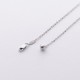 Колье 2 в 1 "Шарики" в белом золоте кол02480