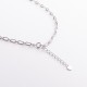Серебряное колье "Цепочка" 908-01511