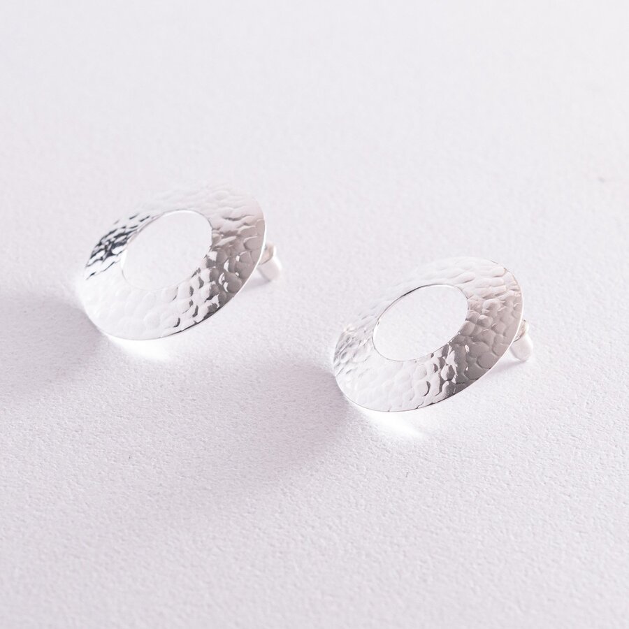 Срібні сережки - пусети "Теона" 123186