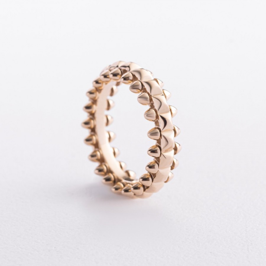 Кольцо "Тереза" в желтом золоте к08420