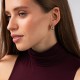 Серьги "Marie" в красном золоте (фианиты) с09357