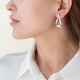 Золотые серьги на английской застежке с07543