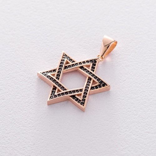 Золота підвіска "Зірка Давида" п03326