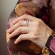 Серебряное кольцо "Gina" 112856