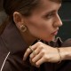 Кольцо "Marie" в желтом золоте (фианиты) к08272