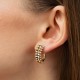 Серьги в желтом золоте с09492