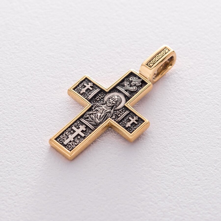 Православний хрест "Господь Вседержитель. Св. Мученик Трифон" 132907
