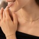 Колье "Amelia" в желтом золоте кол02671