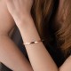 Жесткий браслет "Love" из красного золота б05177