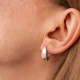 Сережки "Sandra" у білому золоті с09233