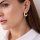 Золотые серьги "Капельки" с07409