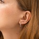 Серебряные серьги - пусеты "Цепочка" 902-01346