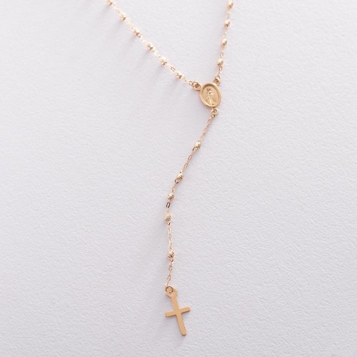 Золотое колье "Розарий" кол01152