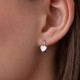 Золотые детские серьги "Сердечки" с09278
