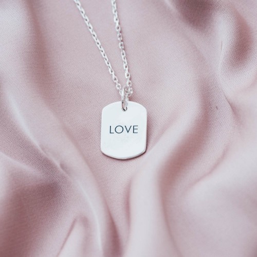 Серебряный кулон "LOVE" 133039l